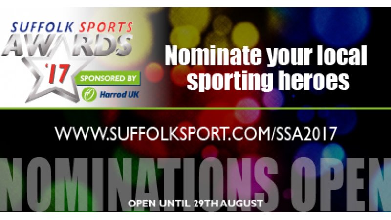 Last few days to nominate for the Suffolk Sports Awards